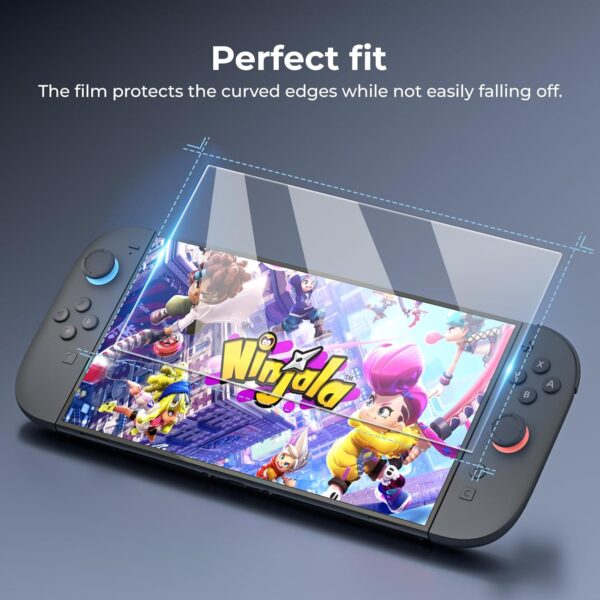 4 Pack Switch 2 Screen Protector for Nintendo Switch 2-Tempered Glass, with Switch 2 Screen Protector Installation Tools, Zero Bubble Install,Transparent 4K HD,Anti-Scratch, 4