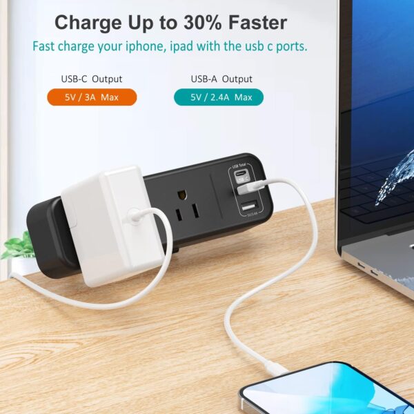 Desk Clamp Power Strip