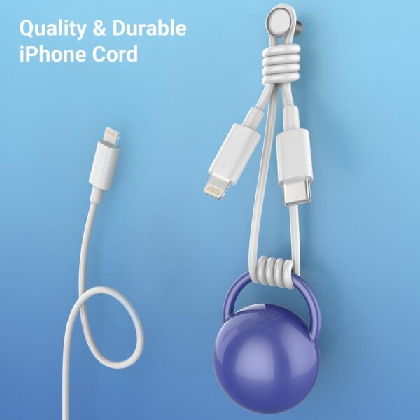 USB C Charger iPhone Charger Fast Charging 3Pack 20W PD+QC3.0 USB A Dual Port Wall Charger Block with 6FT USB C to Lightning Cable Compatible with iPhone 14 Pro Max/13Pro/12/11/XS/XR/X 4 iPhone Charger