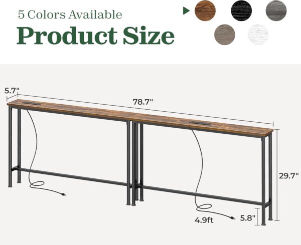Narrow Console Table