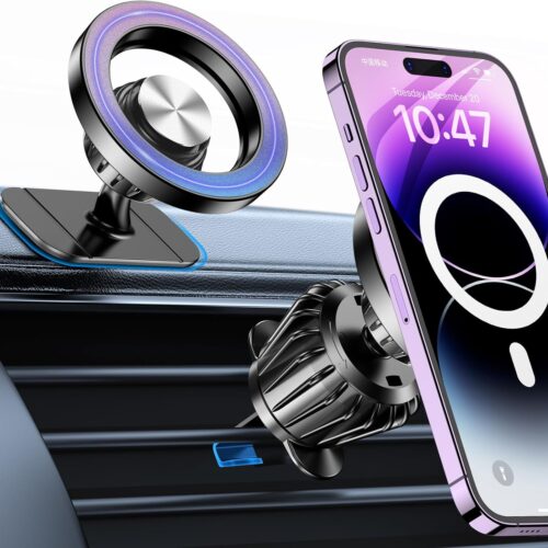 BBUS5781MZ_1 Kaistyle for Magsafe Car Mount【20 Strong Magnets】Magnetic Phone Holder for Car Phone Holder Mount Dash Mounted Holders Cell Phone Holders for Your Car Accessories for Women Men for iPhone 17 16 15 14