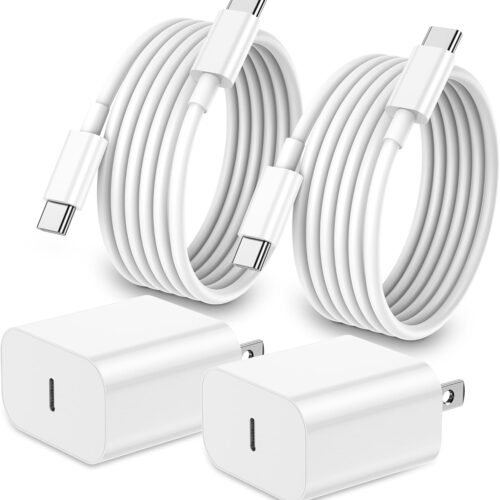 BBUS9003MZ_1 iPhone 16 15 Charger Fast Charging,20W Apple iPad USB C Fast Charger,2Pack 6ft USB C Wall Charger Block for iPhone 16/16 Pro/16 Pro Max/15/15 Plus/15 Pro/15 Pro Max, iPad Pro/Mini, MacBook