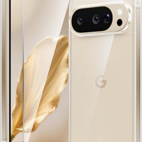 Google Pixel 10 Case: Pixel 10 Pro Case Google 9/9 Pro Non-Yellowing Clear Slim Case | Rugged Anti-Drop Shockproof Scratch Protective Thin Transparent Crystal Cell Phone Cover(Clear)