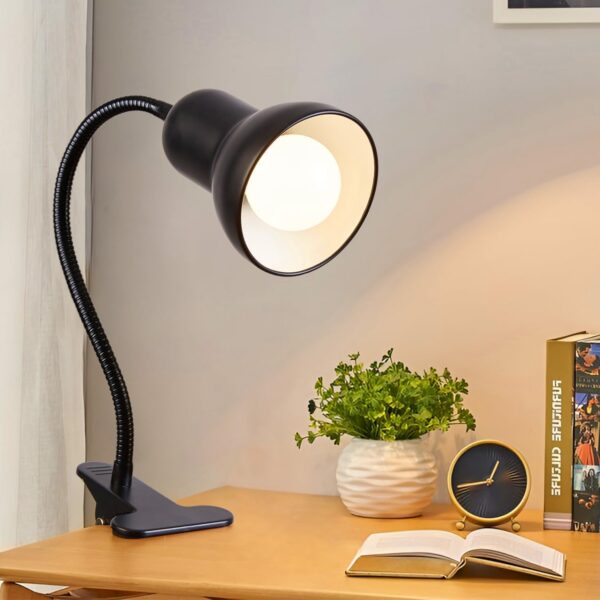 Clip on Desk Lamp, 360° Rotating Ggooseneck Lamp, Ring Light, Revolutionary Eye-Caring Desk Lamp, Portable Clip-On Reading Light for Bedroom and Office, Study Clamp - The Ideal Home Lighting Solution 1 Desk Lamp