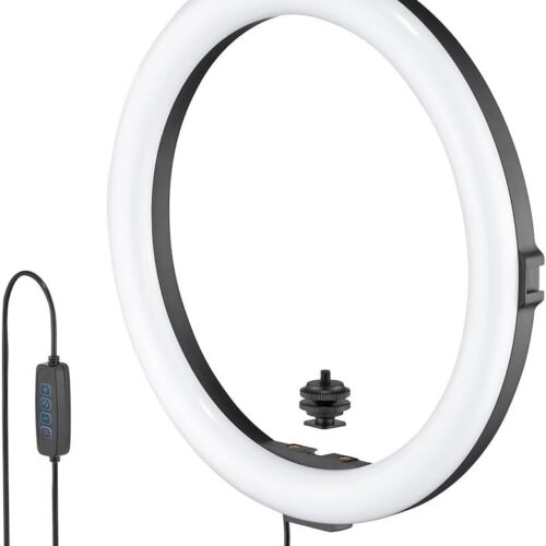 Ring Light 12" - Large LED Selfie Ring Light for Phones or Cameras with 3 Modes & 10 Brightness Levels, Mobile, Video, Vlogging, Live Stream, Content Creation, Makeup, Work from Home