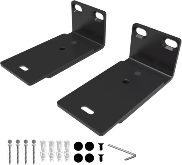 Sound Bass Soundbar Smart 300 500 550 600 700 900 Ultra, TV Speaker Adjustable Wall Mount Kit, Black, for Bose 300/500/550/600/700/900/Ultra/Smart Sound Bar Mounting Under TV Bracket 2