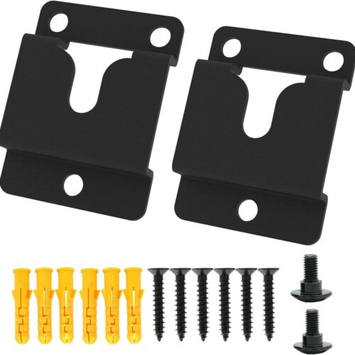 1 Sound Bar Wall Mount Brackets for Vizio Soundbar Wall Mounted Holders S3820W-C0 SB3851-C0 SB4051-D5 S5430W-C2 SB3651-E6 S2920W-C0 Mounting Bracket Kit with Screws