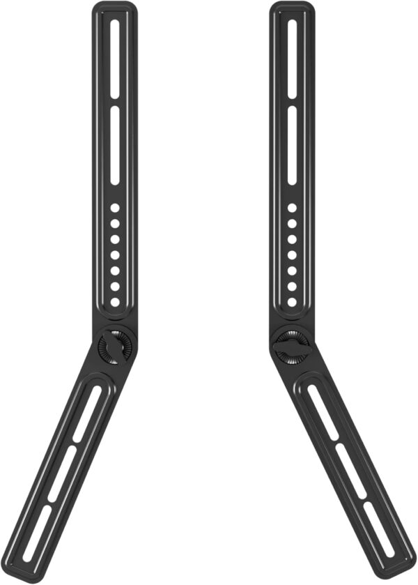 Universal Sound Bar Mounts Fits Most 23 to 65 Inch TVs Soundbar TV Mount Bracket Above or Under TV, up to 22 lbs SBR302 1
