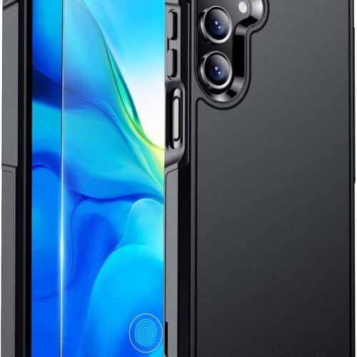 Designed for Samsung Galaxy A16 5G Case, [Military Grade Drop Protection] Non-Slip Heavy Duty Full Body Shockproof Protection Phone Case Galaxy A16 5G Case,Black