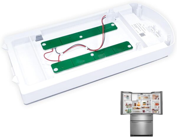 W11527432 Refrigerator LED Light Assy Module Replace W11387579 W11333374 W11042554 W11101384 W11245960 Fits for Whirlpool Maytag Amana Refrigerator LED Light Replacement WRF555SDFZ09 WRX735SDHZ02 1