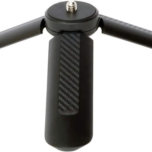 TR-1 Compact Mini Tabletop Tripod/Hand Grip with 1/4" Screw and Folding Feet. Compatible with GoPro, DSLR, Camera, Osmo, Pocket Projector, Zoom - Perfect for Photography, Vlogging and YouTube