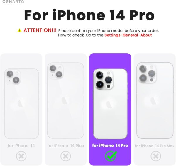 Compatible with iPhone 14 Pro Case 6.1, Slim Liquid Silicone 3 Layers Full Covered Soft Gel Rubber Phone Case Protective Cover with Microfiber Lining 6.1 inch-Chalk Pink 2