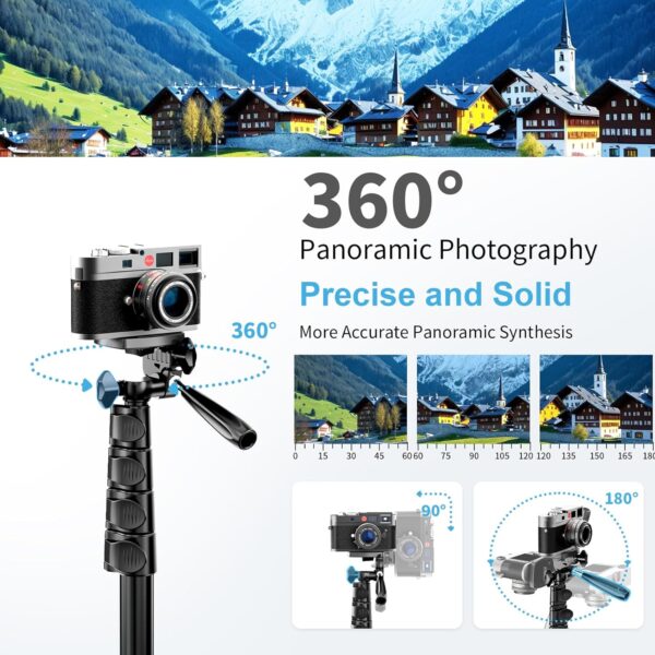 85" Phone Tripod Stand with Flexible Gooseneck & Remote, Overhead Tripod & Selfie Stick with Phone Holder for iPhone Android Cell Phone & Camera for Selfies/Video Recording/Vlogging 3
