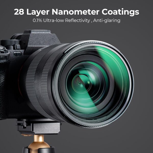 67mm Ultra-Low Reflectivity MCUV Lens Protection Filter 28 Multi-Layer Coatings Ultra-Slim HD Waterproof Scratch Resistant Lens UV Filter (Nano-X Series) 2
