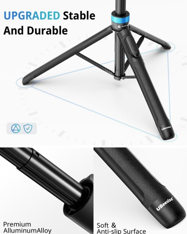 72" Phone Tripod - Tripod for iPhone & Selfie Stick with Phone Holder & Remote - Upgraded, Stable & Portable Stand for iPhone 17/16/15/14, Android, Cameras & Action Cams 2
