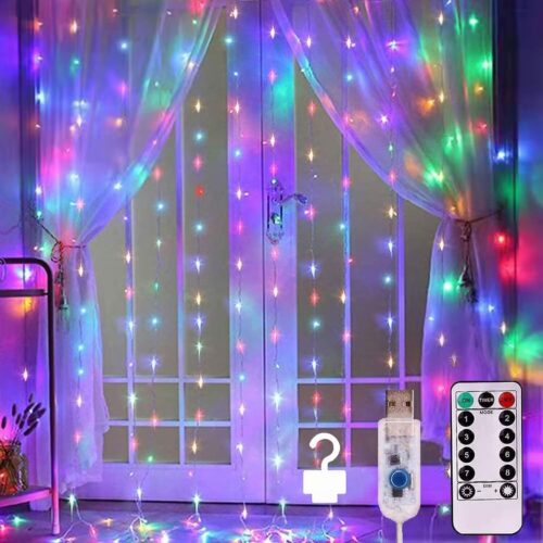 Christmas Decorations LED Ladder Lights with Climbing Santa Claus, 10ft Indoor Christmas Decorative Light - 8 Modes Xmas Lights Tree for Home Holiday Wall Window Xmas Decor (Multicolor)