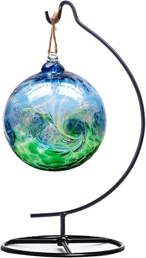 Ornament Display Stand, Holder Ornament Hanger Stands Glass Ball Ornament Holder Ornament Stands for Hanging Plants, Hanging Terrarium Stand for Christmas Wedding Ornament, Home Office Decor 1