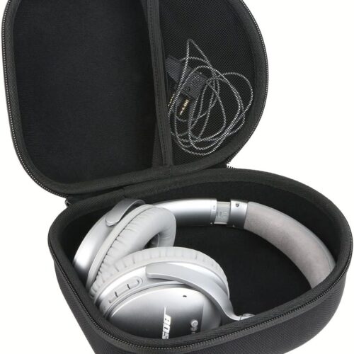 1 Hard Case Replacement for Audio-Technica Professional Studio Monitor Headphones Headset Headphone (black2)