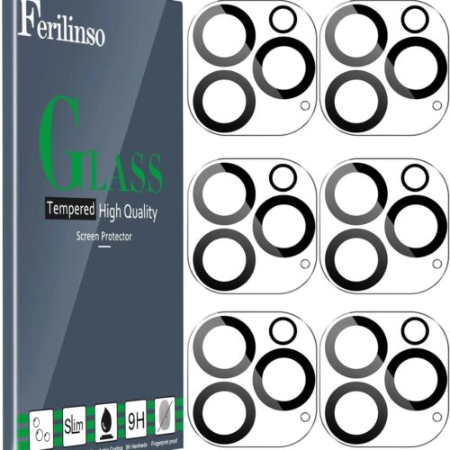 6 Pack Camera Lens Protector for iPhone 16 Pro Max/iPhone 16 Pro [Phone Case Friendly], Accessories Camera Screen Protector Tempered Glass