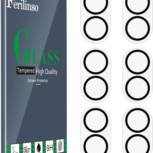 6 Pack Camera Lens Protector for iPhone 17 / iPhone 16 / iPhone 16 Plus [Phone Case 17 Friendly], Accessories Camera Screen Protector Tempered Glass