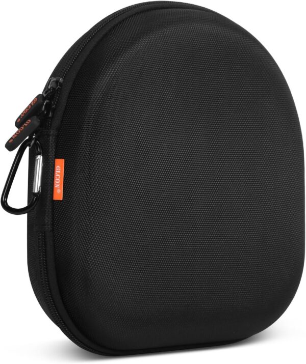 Hard Shell Headphone Case - Durable Zipper Headphones Portable Carrying Pouch Bag - Universal Headphone Travel Case Compatible with Sony, JBL, Soundcore, Bose, Jlab, TOZO Headphones 1