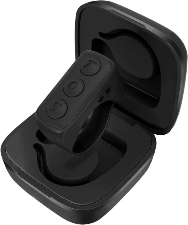 Remote Control for TikTok, Page Turner for iPad iPhone, Bluetooth Camera Video Recording Remote, Scrolling Ring for TIK Tok, iPhone, iPad, iOS, Android - Black 1