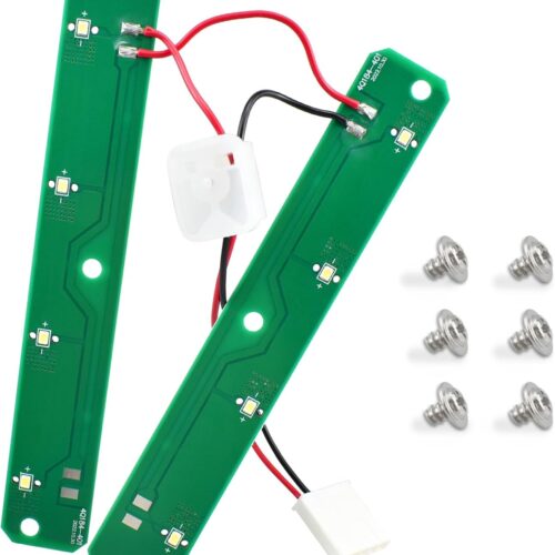 W11042554 Refrigerators LED Light Module, Board Compatible with Whirl-Pool Maytag A-mana, Refrigerator LED Module Light Replaces for W11527432 W11101384 W11333374 W11387579 with 6 Screws