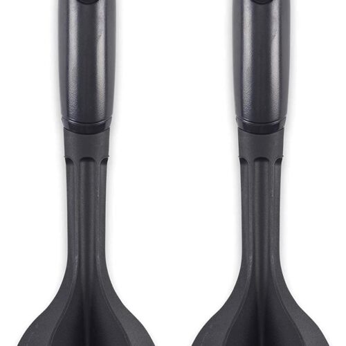 1 GoodCook Heat-Resistant Nylon Ground Meat Choppers with 5-Blade Heads, Ground Beef and Turkey Mixers and Choppers, Set of 2, Black