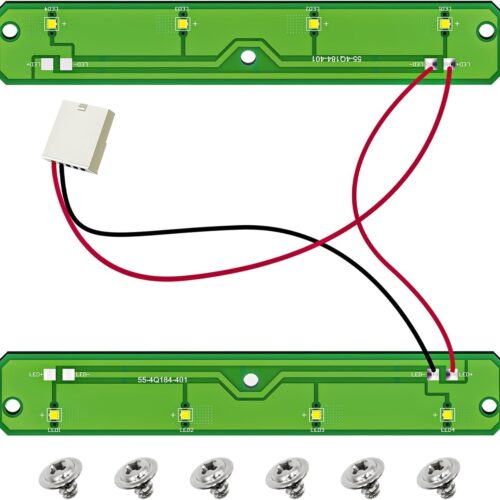 W11043011 W11527432 W11387579 W11042554 W10866538 Refrigerator LED Light Compatible for Whirlpool Refrigerator LED Light Replace wrx735sdhz00 WRX735SDHZ02 55-4q184-401 Q184G2 Q184G4