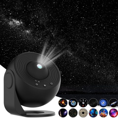 Galaxy Projector for Bedroom,Star Projector,HD Image Large Projection for Bedroom Night Light,Planetarium Projector Galaxy Night Light Projector for Kids Include 4K Replaceable 13 Galaxy Discs
