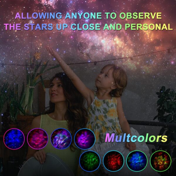 Astronaut Galaxy Projector Night Ligh, Star Projector for Bedroom, Proyector Espacial de Astronauta con Timer and Remote, for Christmas, Birthdays, Valentine's Day 2