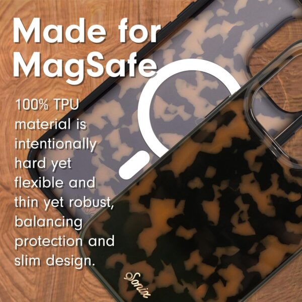 Sonix Case for iPhone 15 Pro | Compatible with MagSafe | 10ft Drop Tested | Tortoise Shell | Brown Tort 4