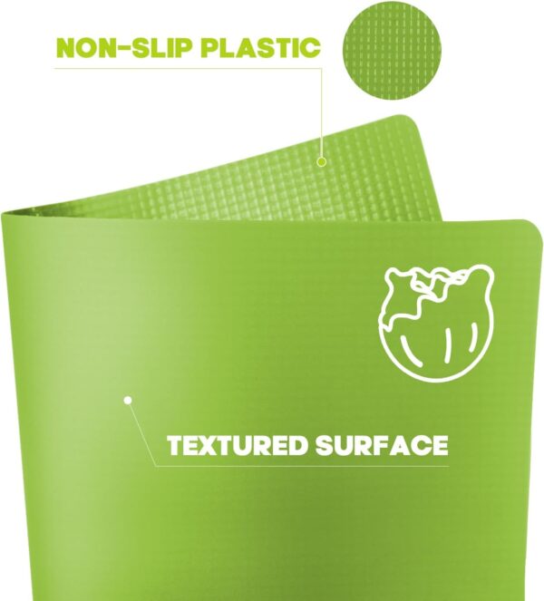 Goodluck 4 Pieces Flexible Cutting Boards, BPA Free Plastic Cutting Boards for Kitchen, Non Slip Cutting Mat for Meat and Vegetables 4