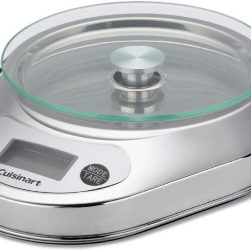 KML-KO3B Precision Chef Bowl Electronic Kitchen Scale, Silver, 2.5" x 7.4" x 9.25"