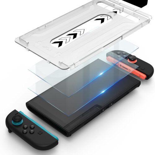 [2 Pack Tempered Glass Screen Protector for Nintendo Switch 2 (2025), 9H Hardness, Anti-Scratch, Anti Fingerprint, Ultra-Clear, Easy to Installation for Switch 2 Accessories