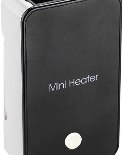 Safety Energy-saving Heater Mini Portable Room Office Desktop Electric Fan Heater Air Warmer Black