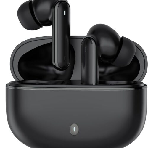 Wireless Earbuds Bluetooth Headphones,Bluetooth 5.4 Headphones Stereo Bass,Wireless Earphones with 4 ENC Noise Cancelling Mic,30H Playtime,Wireless In Ear Earphones for Android/iOS Phones (Black)