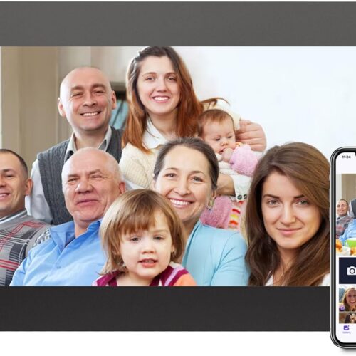 Uhale Digital Picture Frame, 10.1-inch High Definition Touch Screen, 16GB Memory, Digital Photo Frame with Automatic Rotation Feature.Birthday Gifts for Mom Women