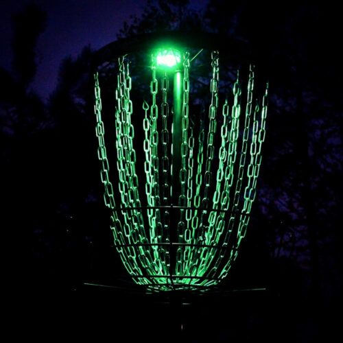Sports Lunar Module LED Disc Golf Basket Light