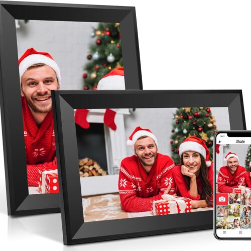 Uhale Digital Picture Frame 10.1 Inch HD Touch Screen Digital Photo Frame WiFi Enabled,16GB Storage,Auto-Rotate,Free Photo and Video Sharing to Family & Friends via The app