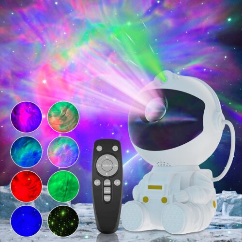 Astronaut Galaxy Projector - Star Projector Galaxy Light for Bedroom, LED Night Light for Kids Room with Timer and Remote, Room Decor Aesthetic, Gifts for Christmas, Birthdays, Valentine's Day