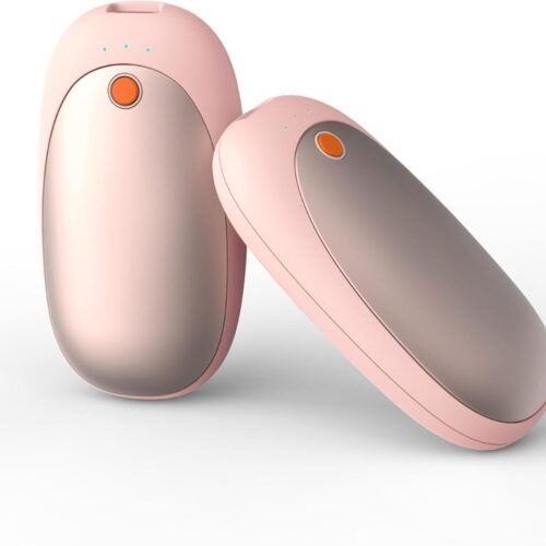 Gosalisu Hand Warmers Rechargeable, AI Electric handwarmers 2 Pack, 6000mAh Portable Heater Reusable, Stocking Stuffers for Women Men Raynauds, Golf, Hunting, Camping, Indoor Outdoor
