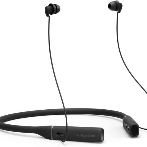 Avantree Repose - Bluetooth in-Ear Sleep Earbuds with Tiny Ear Tips for Side Sleepers & Small Ears, Wireless Neckband Headphones for Sleeping, Low Latency for TV Watching, 18hr Playtime
