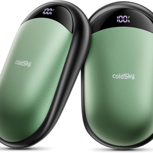 Hand Warmers Rechargeable 2 Pack Magnetic Electric Hand Warmer with Digital Display, Portable Pocket Hand Warmer, for Men Women, Outdoors, Games, Camping, Hunting