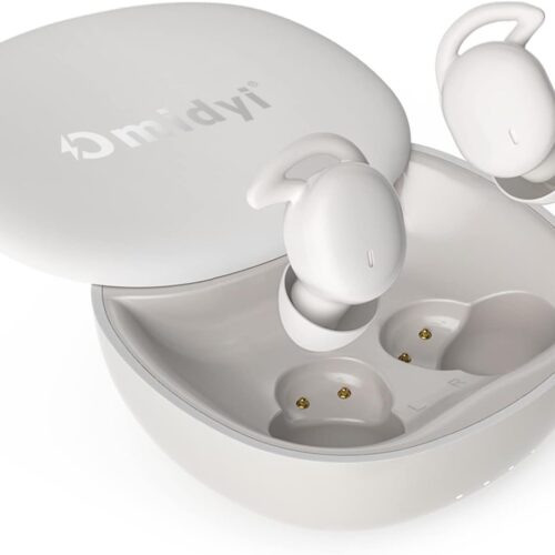 True Wireless Sleep Earbuds, Noise Cancelling Earbuds for Better Sleep, Ultra Small and Skin-Soft Silicone Bluetooth Headphones in-Ear to Help You Fall Asleep Faster
