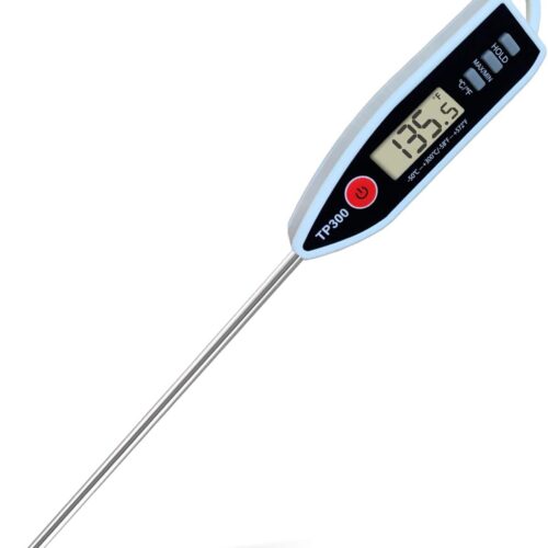 Digital Meat Food Thermometer for Candy Candle Milk BBQCooking Kitchen BBQ, Probe Instant Read Thermometer for Pork Deep Fry Roast Baking Temperature