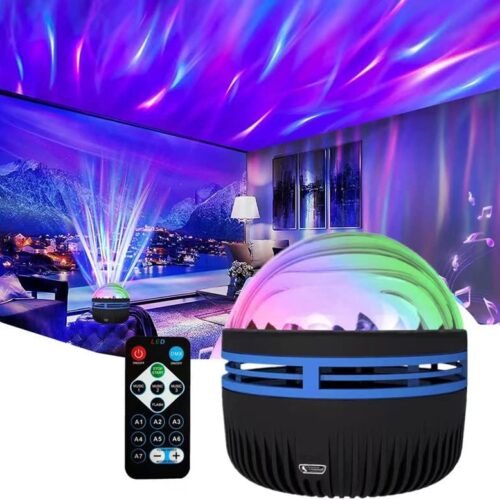Aurora Lights Projector, Northern Light Projector with Remote Control, Night Light Projector for Kids Adults, for Gaming Room/Bedroom/Ceiling/Party