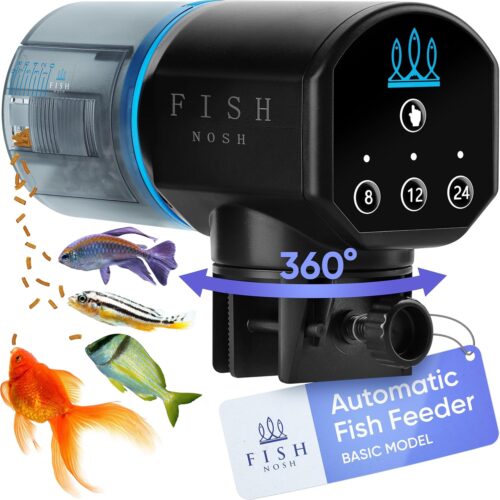 Automatic Fish Feeder for Aquarium - New Generation 2025, Auto Food Dispenser with Timer for Small Tank, Big Aquariums & Pond, Model-ML