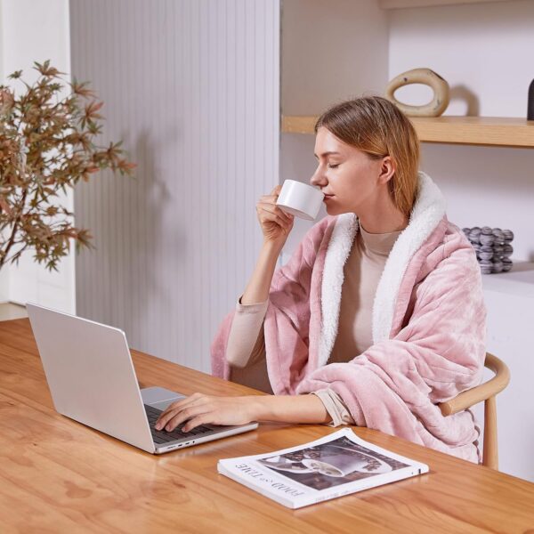 Pink Heated Blanket Electric Throw Fleece Flannel Heating Warming Blankets with Auto Shut Off for Couch Office Chair Bed Adults Fuzzy Cozy Machine Washable 50x60 2