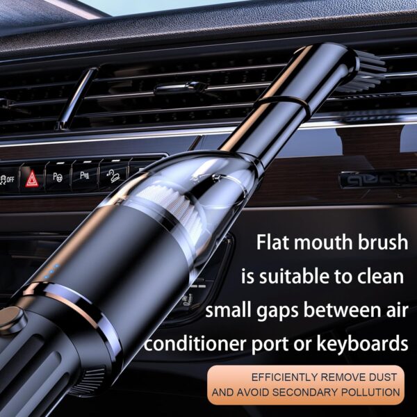 Q&F Tech Handheld Vacuum Cleaner/Car Vacuum Cleaner, Wireless Portable Rechargeable Vacuum Cleaner for Car, Home & Office, Mini Cordless Vacuum Cleaners for Desk & Crevice Between Furniture 3